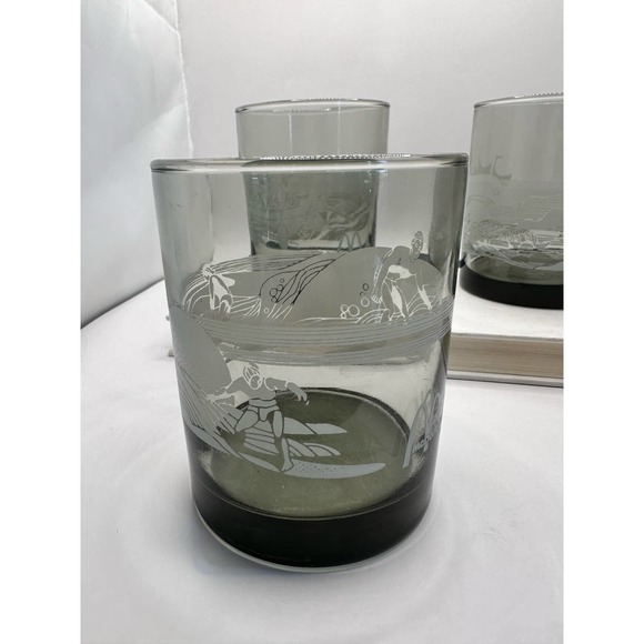 Vintage 1980s Libbey McDonalds Hawaii Promotional Souvenir Glasses - Picture 8 of 10